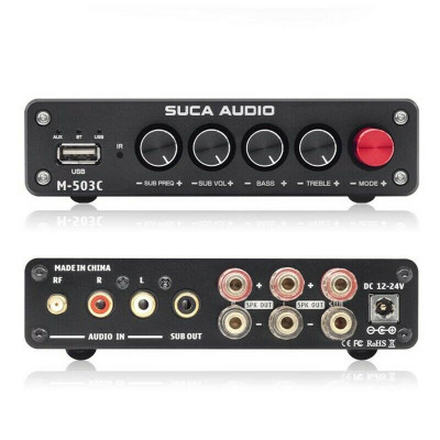 Amply Suca-audio M-503C 50W×2+100W Bluetooth 5.0